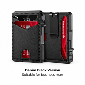 Men's RFID Minimalist Bifold Smart Wallet