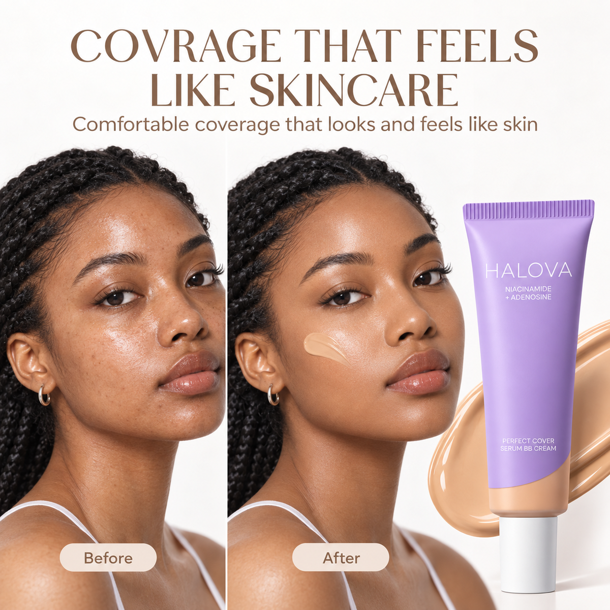 HALOVA SkinVeil Serum BB Cream product