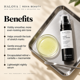 ROVA Retinal Skin Booster Serum ingredient and formula visual