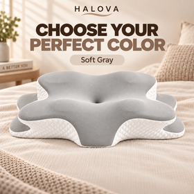 HALOVA Ergonomic Cervical Support Pillow