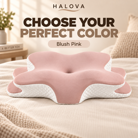 HALOVA Ergonomic Cervical Support Pillow