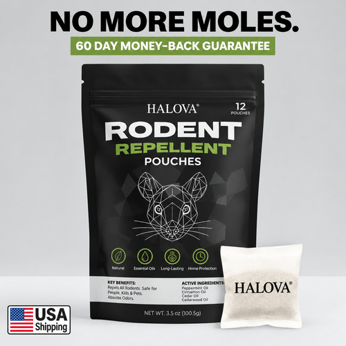 HALOVA™ Natural Rodent Repellent Pouches