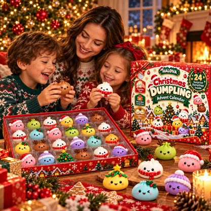 HALOVA™ Christmas Dumpling Advent Calendar – 24 Days of Surprises