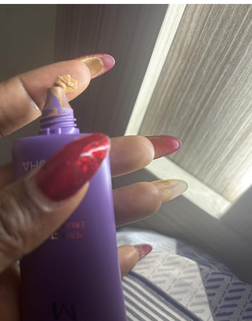 Customer-submitted photo applying SkinVeil BB Cream