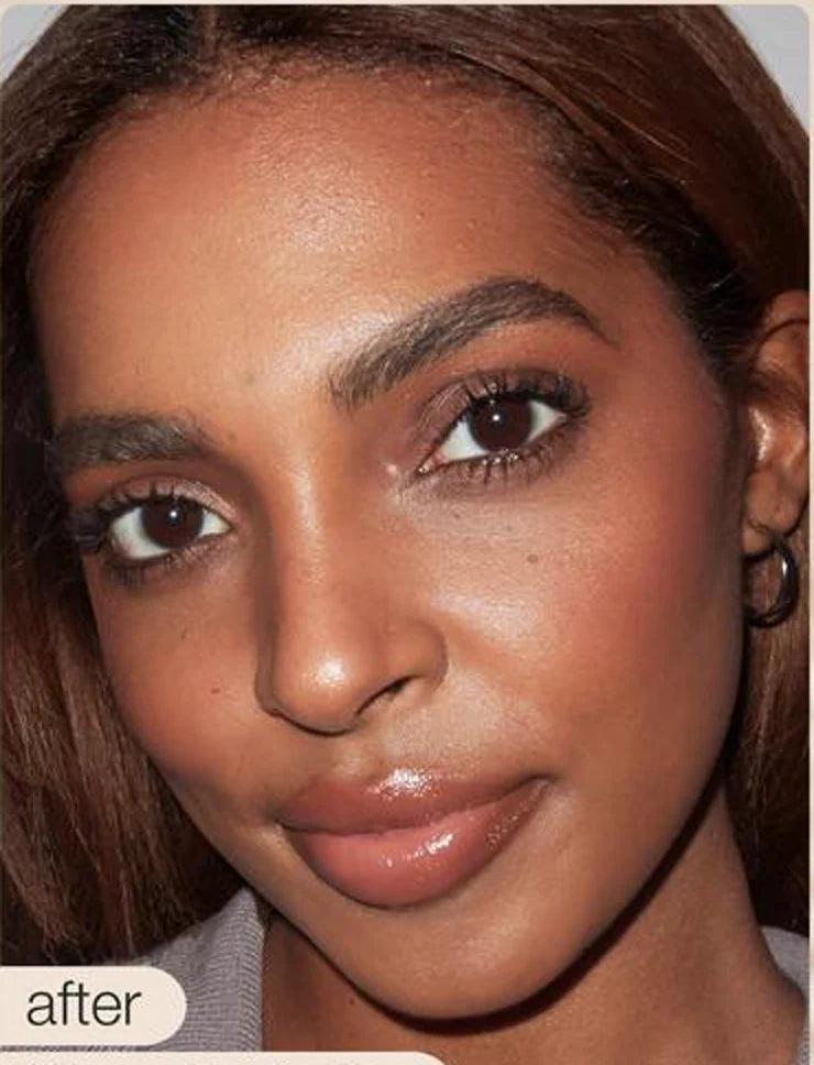 Chandler after using HALOVA CC serum