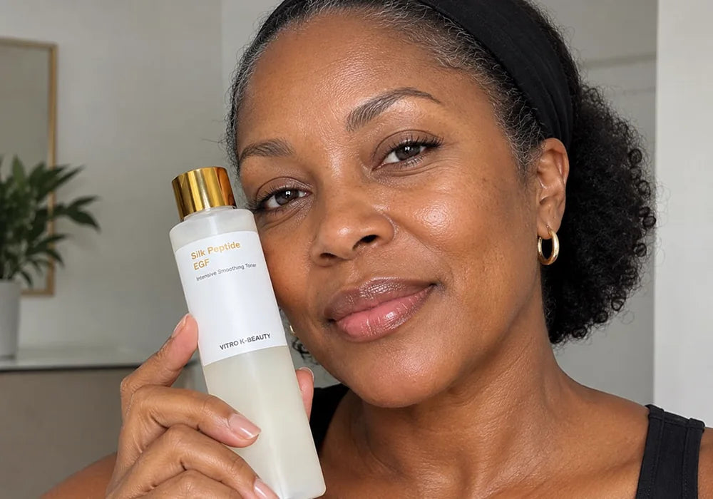 Photo shown with Nicole's original EGF toner review.